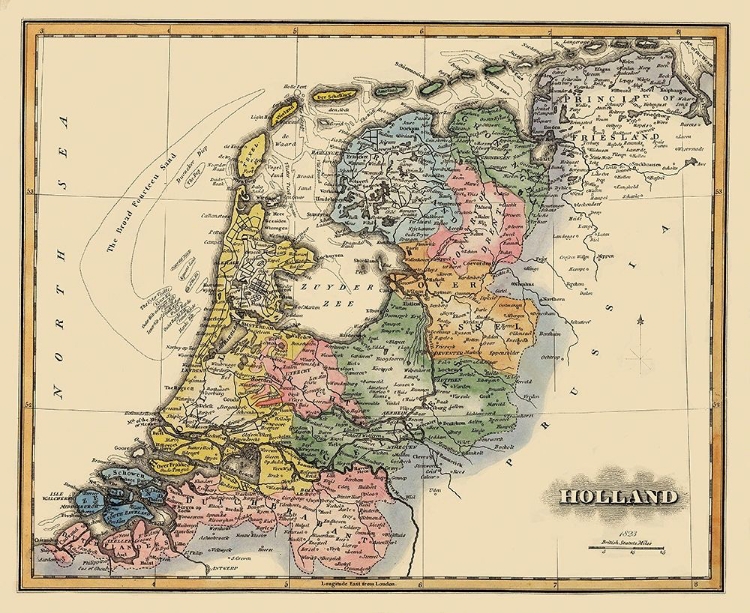 Picture of HOLLAND NETHERLANDS - LUCAS 1823