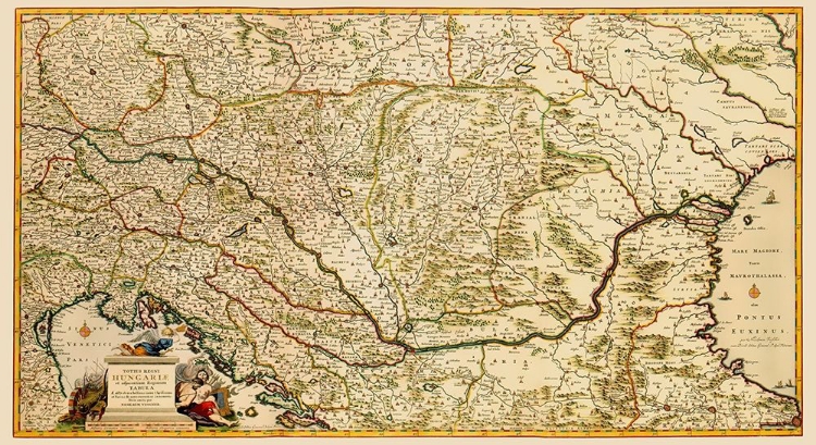 Picture of EASTERN EUROPE HUNGARY - VISSCHER 1687