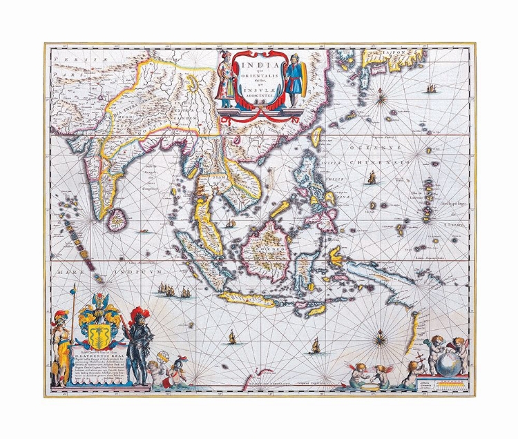 Picture of ASIA INDIA - BLAEU 1665