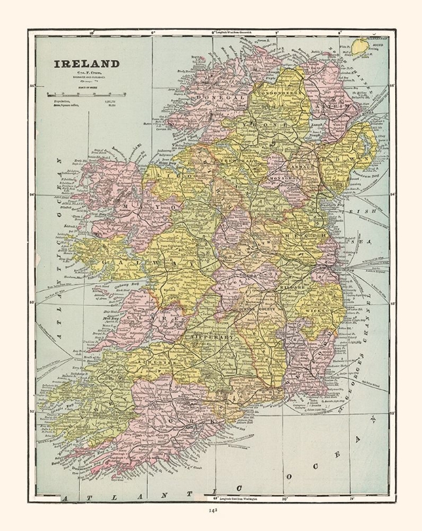 Picture of IRELAND - CRAM 1892