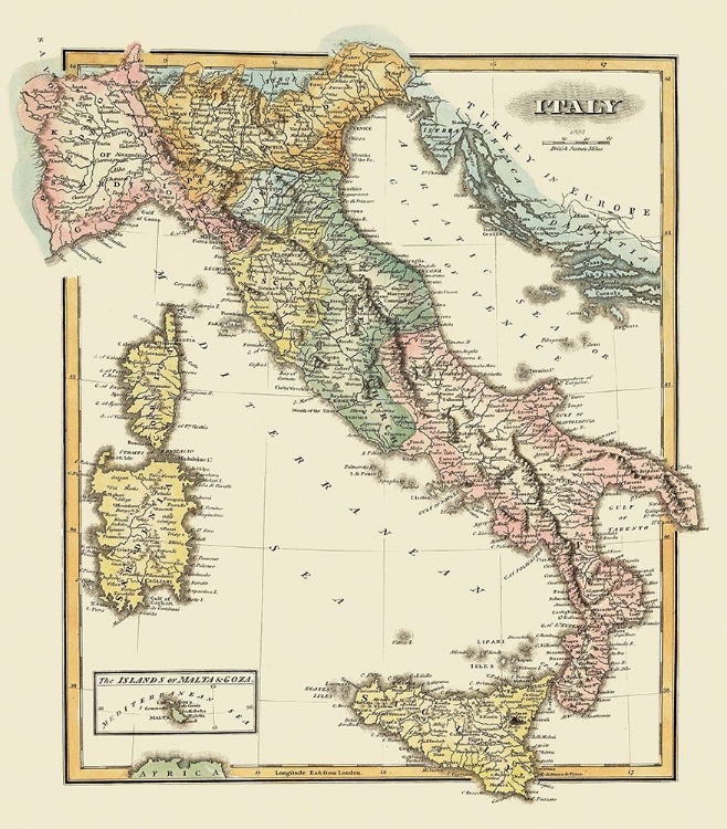 Picture of ITALY - LUCAS 1823