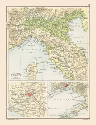 Picture of NORTHERN ITALY - BARTHOLOMEW 1892