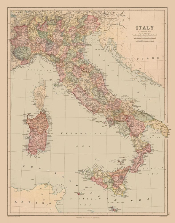 Picture of ITALY - BLACK 1867