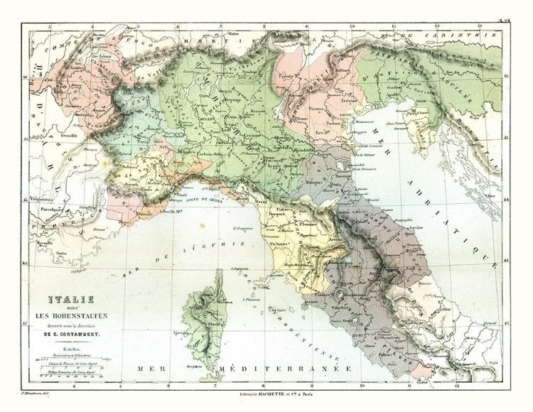 Picture of HOHENSTAUFEN DYNASTY ITALY - CORTAMBERT 1880