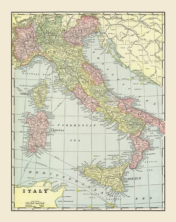 Picture of ITALY - CRAM 1892