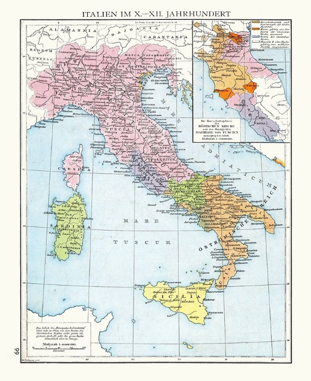 Picture of ITALY 10-12 CENTURY - DROYSEN 1886