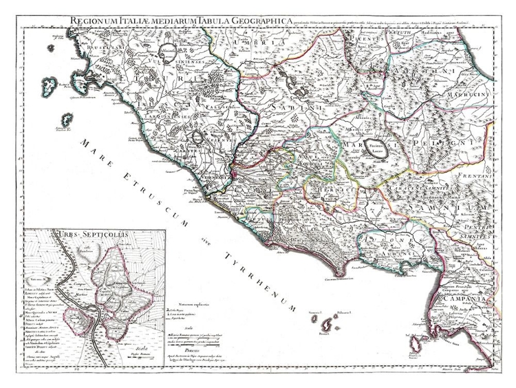 Picture of WEST ITALY -DE LISLE 1731