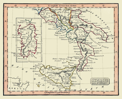 Picture of ANCIENT SOUTH ITALY - FENNER 1830