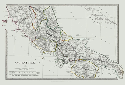 Picture of CENTRAL ANCIENT ITALY - CHAPMAN 1830