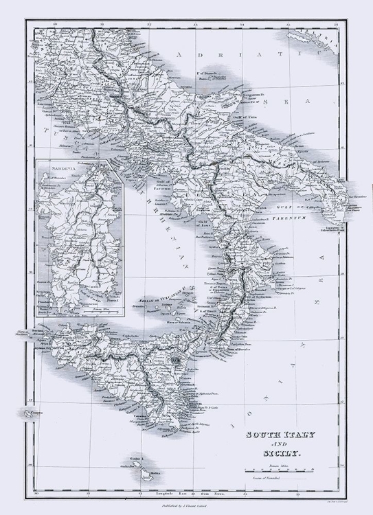 Picture of SOUTH ITALY SICILY - OXFORD 1828