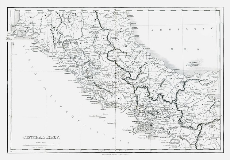 Picture of CENTRAL ITALY - OXFORD 1828