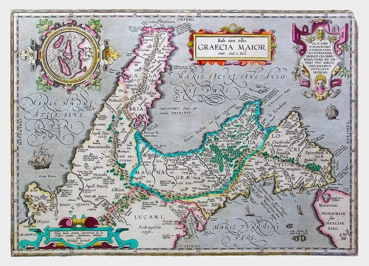 Picture of SOUTHERN ITALY - ORTELIUS 1595