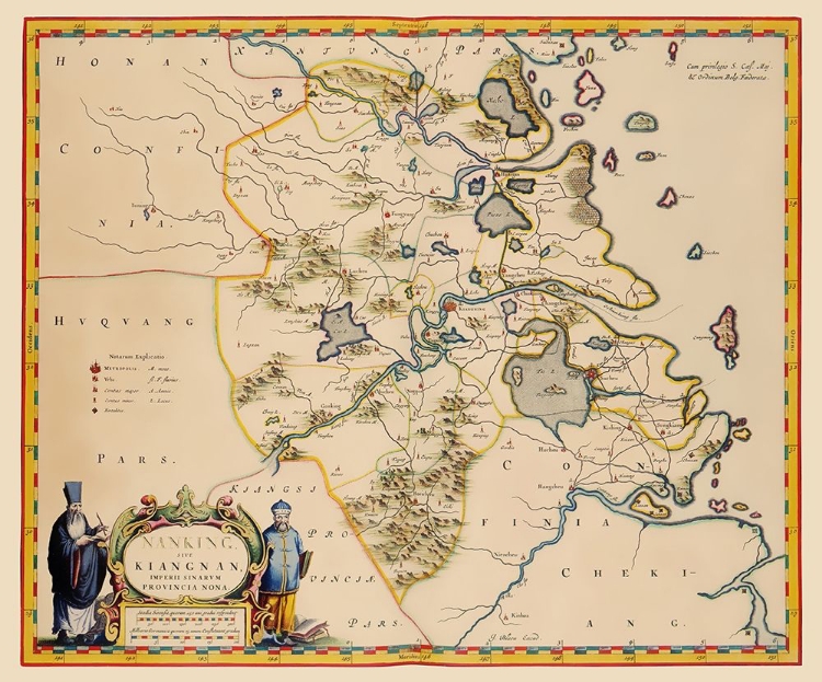 Picture of JIANGSU PROVINCE CHINA - BLAEU 1655