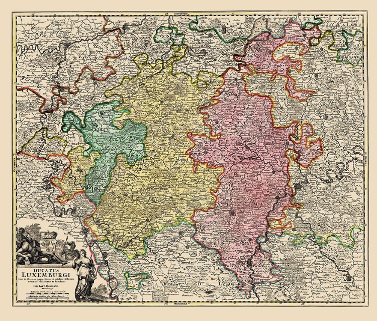 Picture of GRAND DUCHY OF LUXEMBOURG BELGIUM NETHERLANDS