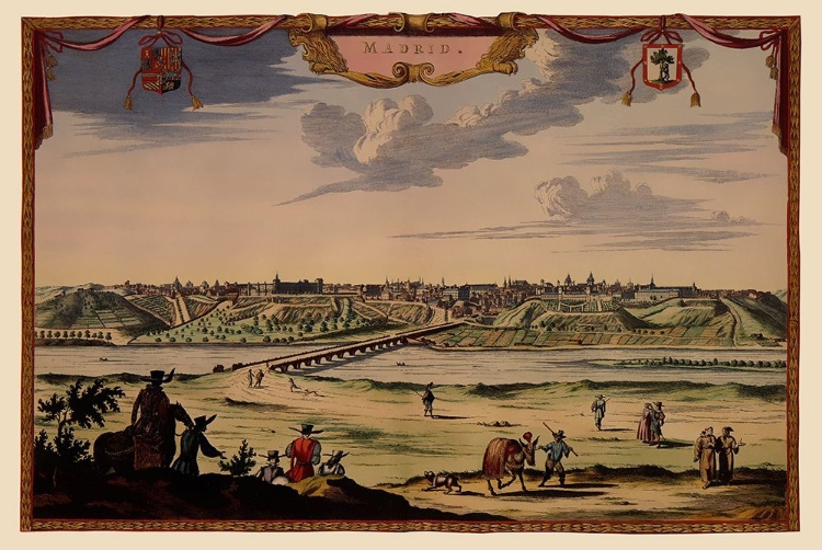 Picture of IBERIAN PENINSULA MADRID SPAIN PANORAMIC - 1600