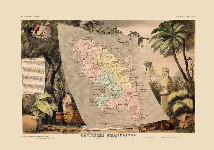 Picture of CARIBBEAN MARTINIQUE - LEVASSEUR 1850