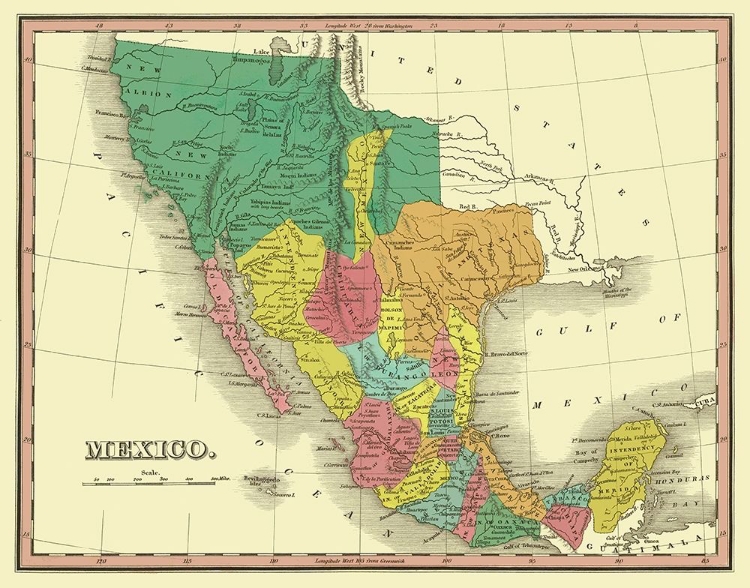 Picture of TERRITORIES MEXICO - FINLEY 1831