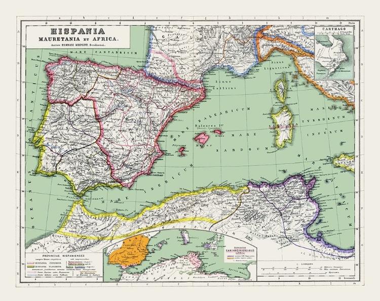 Picture of WESTERN MEDITERRANEAN REGION - REIMER 1903