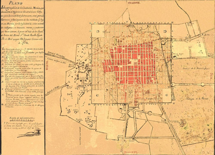 Picture of PANORAMIC MEXICO CITY MEXICO - DE AGUILA 1794