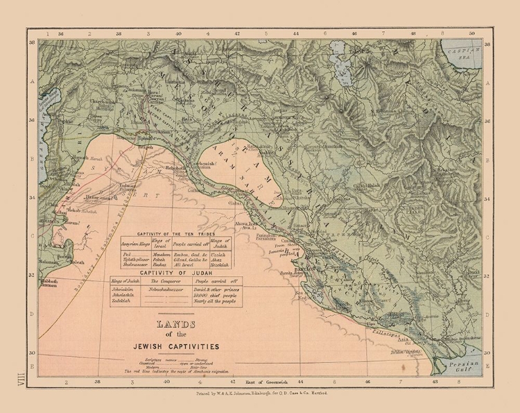 Picture of LANDS OF JEWISH CAPTIVITIES MIDDLE EAST - CASE