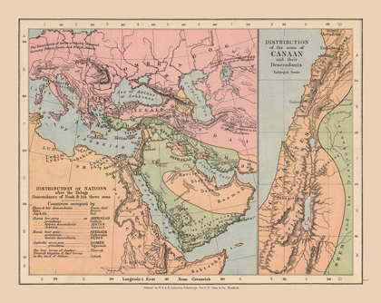 Picture of POPULATION AFTER DELUGE MIDDLE EAST - CASE 1878