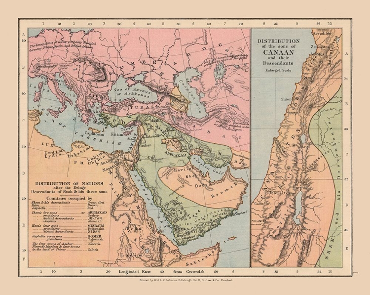 Picture of POPULATION AFTER DELUGE MIDDLE EAST - CASE 1878