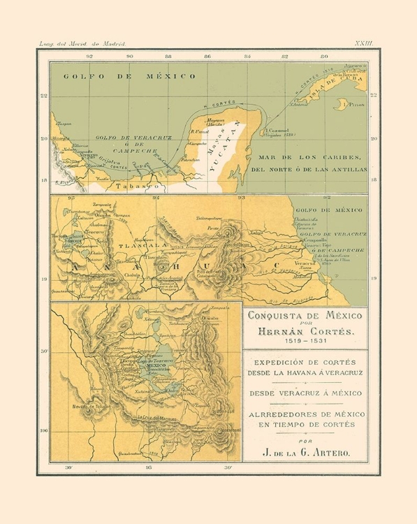 Picture of CONQUEST OF MEXICO 1519 AD TO 1531 AD - ARTERO