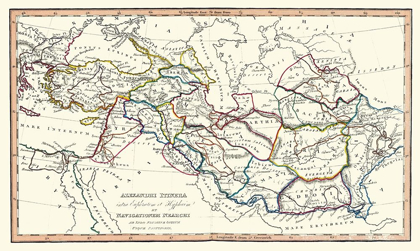 Picture of ALEXANDERS TRAVELS ASIA MIDDLE EAST - FENNER 1830