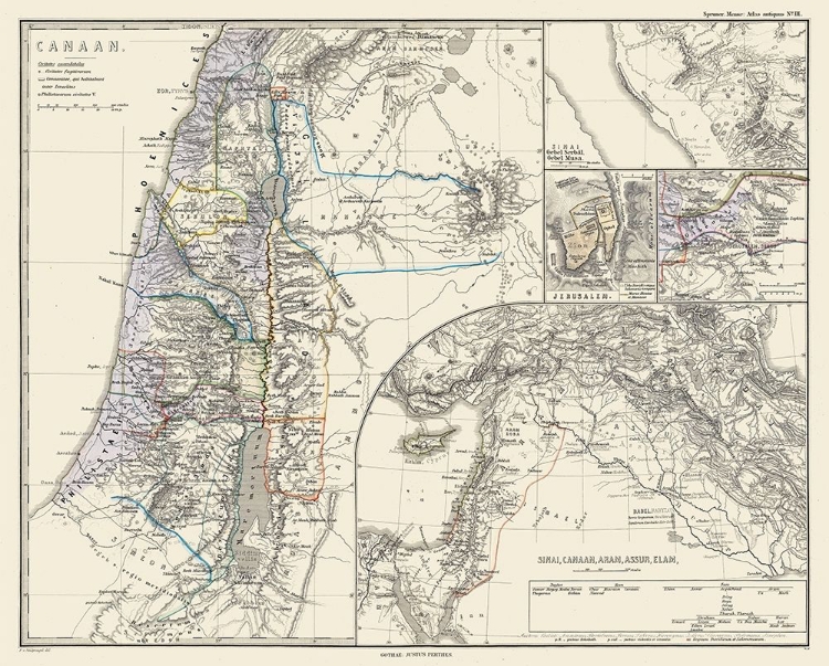 Picture of MIDDLE EAST - SPRUNER 1865