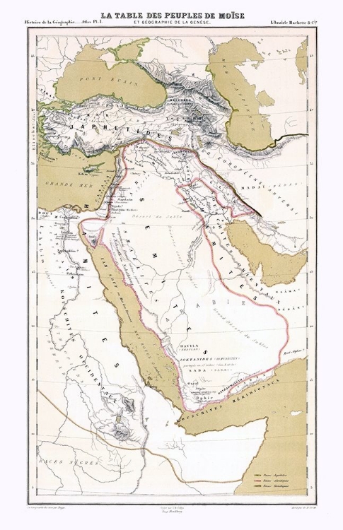 Picture of MIDDLE EAST PEOPLE OF MOSES GENESIS