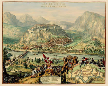Picture of MONTMELIAN FORTRESS FRANCE - DEHOOGHE 1675