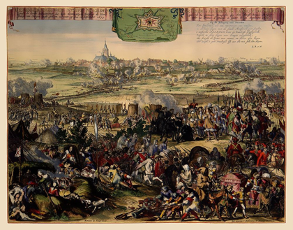 Picture of NAARDEN SIEGE PICTURE NETHERLANDS - DEHOOGHE 1673