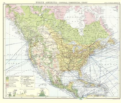 Picture of NORTH AMERICA GENERAL COMMERCIAL CHART