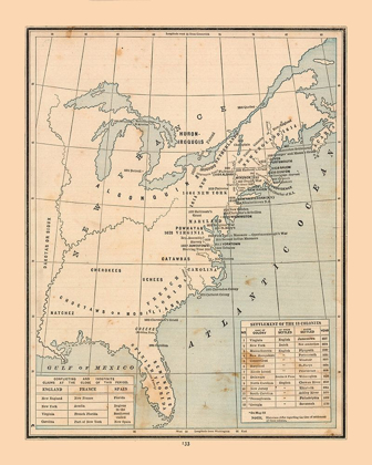 Picture of SOUTH EASTERN NORTH AMERICA UNITED STATES CANADA