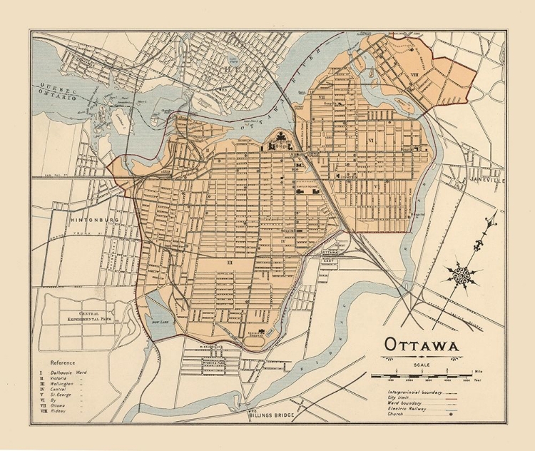 Picture of OTTAWA CANADA - WHITE 1906