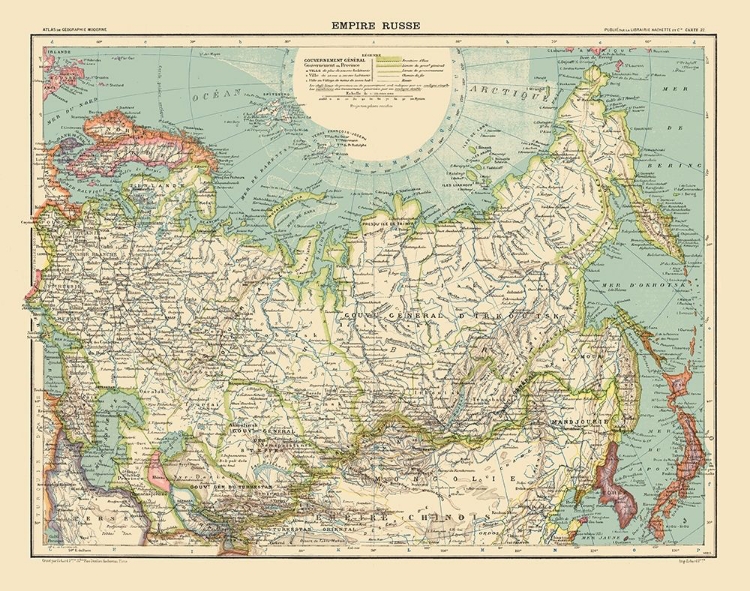 Picture of ASIA RUSSIAN EMPIRE RUSSIA - SCHRADER 1908