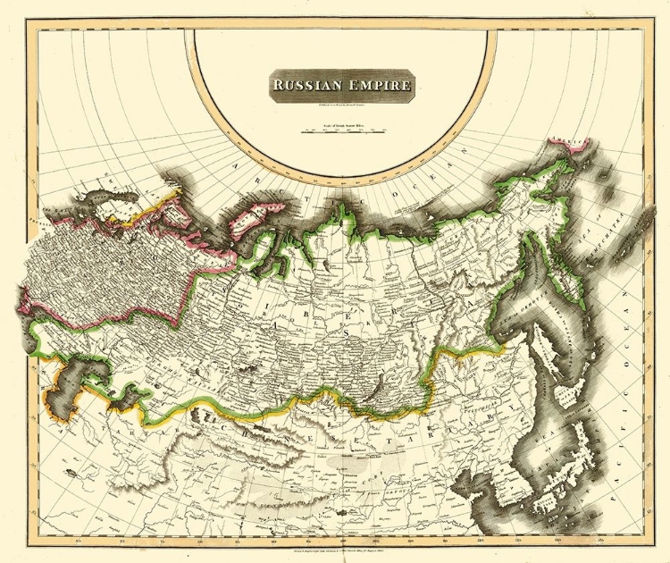 Picture of RUSSIAN EMPIRE ASIA RUSSIA - THOMSON 1814