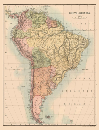 Picture of SOUTH AMERICA - BLACK 1867