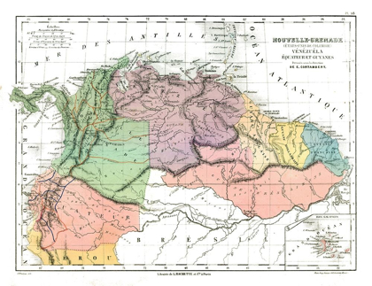 Picture of NORTH SOUTH AMERICA - CORTAMBERT 1880