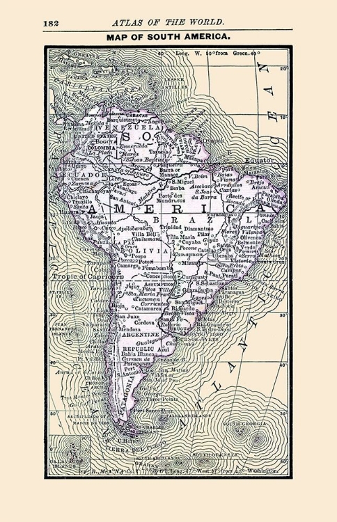 Picture of SOUTH AMERICA - ALDEN 1886