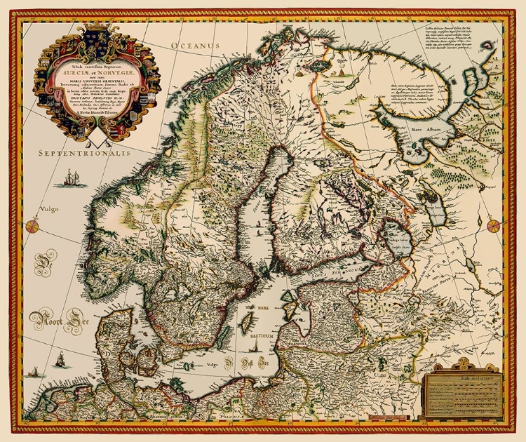 Picture of SCANDINAVIA - VISSCHER 1656