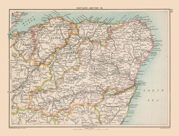 Picture of SCOTLAND - BARTHOLOMEW 1892