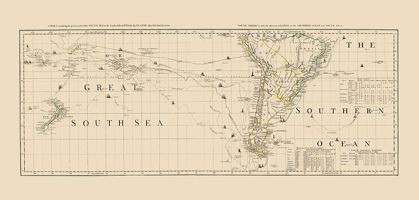 Picture of SOUTH PACIFIC OCEAN SOUTH AMERICA - SAYER 1776