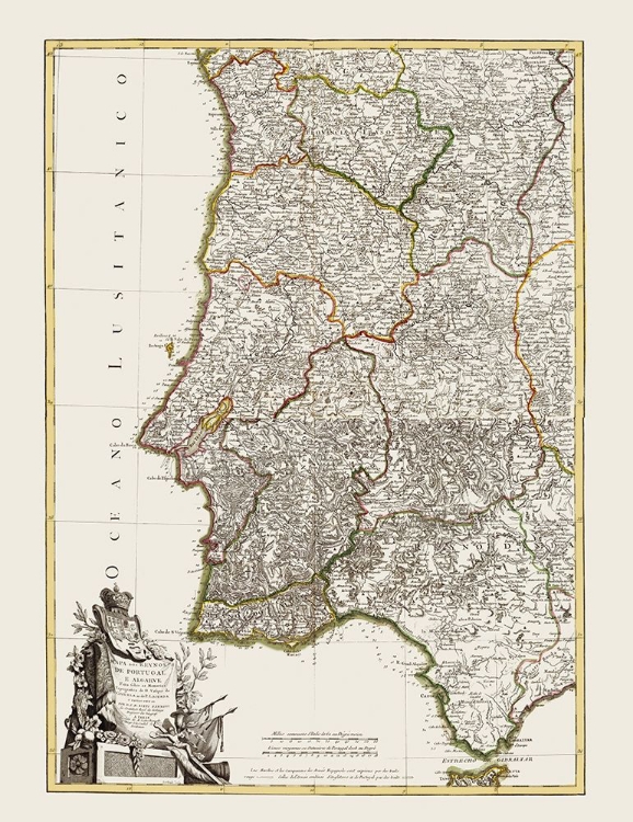 Picture of SPAIN PORTUGAL - LATTRE 1780