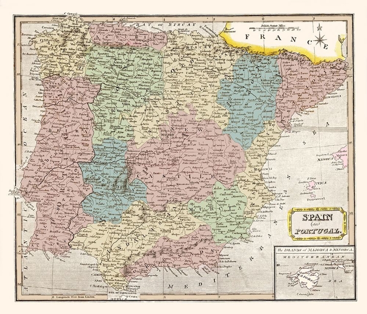 Picture of SPAIN PORTUGAL - ODDY 1811