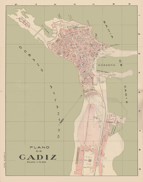 Picture of CADIZ SPAIN EUROPE - MARTIN 1920