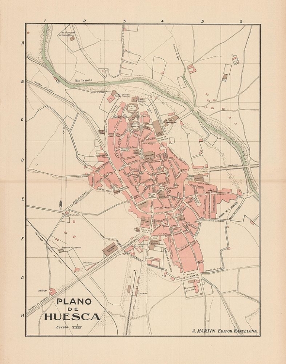 Picture of HUESCA SPAIN EUROPE - MARTIN 1911