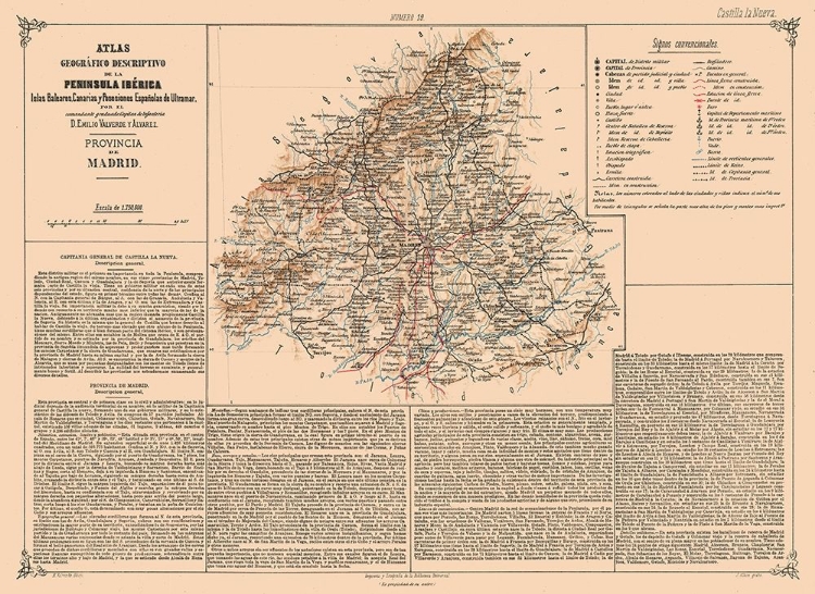 Picture of MADRID PROVINCE SPAIN - VALVERDE 1880