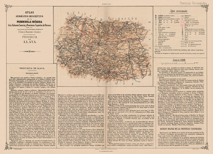 Picture of ALAVA PROVINCE SPAIN - VALVERDE 1880