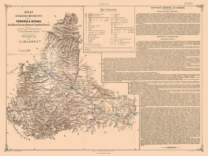 Picture of ZARAGOZA PROVINCE SPAIN - VALVERDE 1880